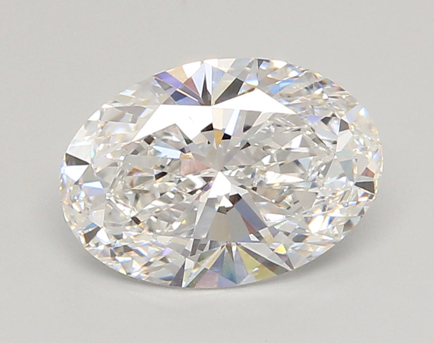 2.53 Carat Oval Shaped, Ideal Cut, D Color, VVS1 Clarity, IGI Certified Lab Grown Diamond