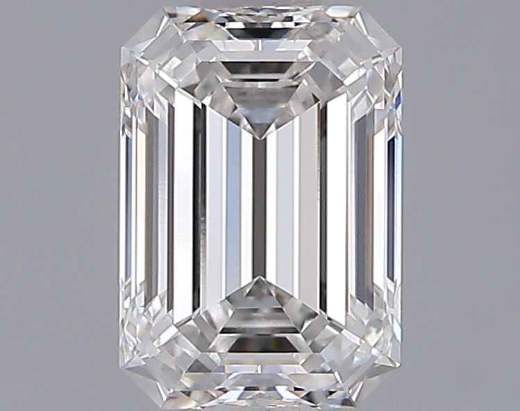 1.52 Carat Emerald Shaped, Ideal Cut, F Color, VVS1 Clarity, IGI Certified Lab Grown Diamond