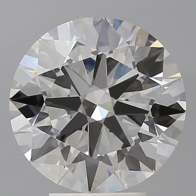 4.57 Carat Round Shaped, Ideal Cut, F Color, VVS2 Clarity, IGI Certified Lab Grown Diamond