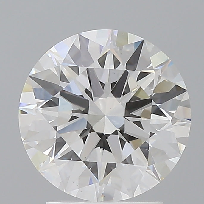 2.54 Carat Round Shaped, Ideal Cut, E Color, VVS2 Clarity, IGI Certified Lab Grown Diamond