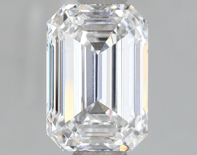 1.43 Carat Emerald Shaped, Ideal Cut, D Color, VS1 Clarity, IGI Certified Lab Grown Diamond