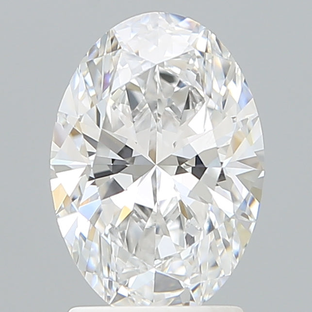 2.09 Carat Oval Shaped, Ideal Cut, D Color, VVS2 Clarity, IGI Certified Lab Grown Diamond