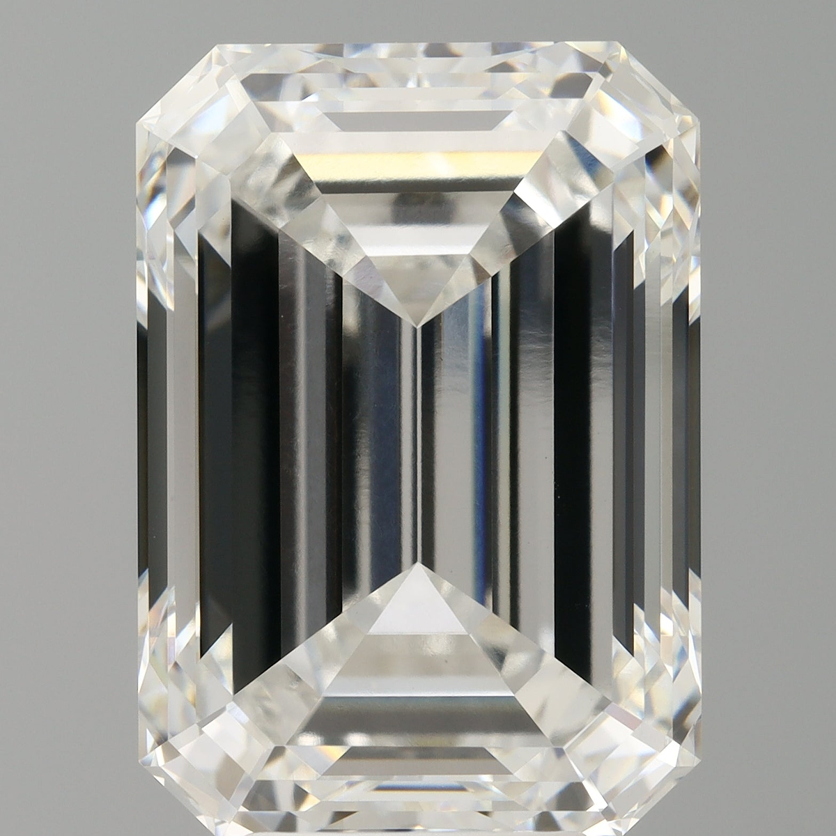 8.09 Carat Emerald Shaped, Excellent Cut, F Color, VVS2 Clarity, IGI Certified Lab Grown Diamond