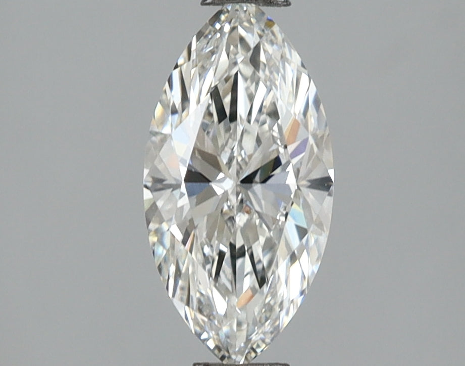 1.04 Carat Marquise Shaped, Ideal Cut, F Color, VVS2 Clarity, IGI Certified Lab Grown Diamond