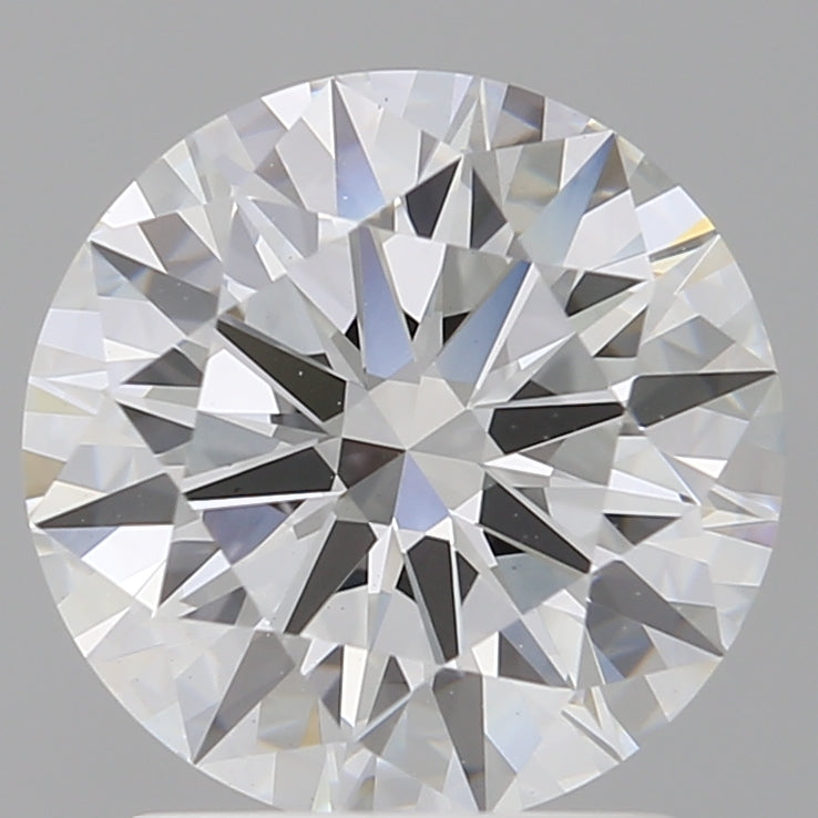 2.08 Carat Round Shaped, Ideal Cut, F Color, VVS2 Clarity, IGI Certified Lab Grown Diamond