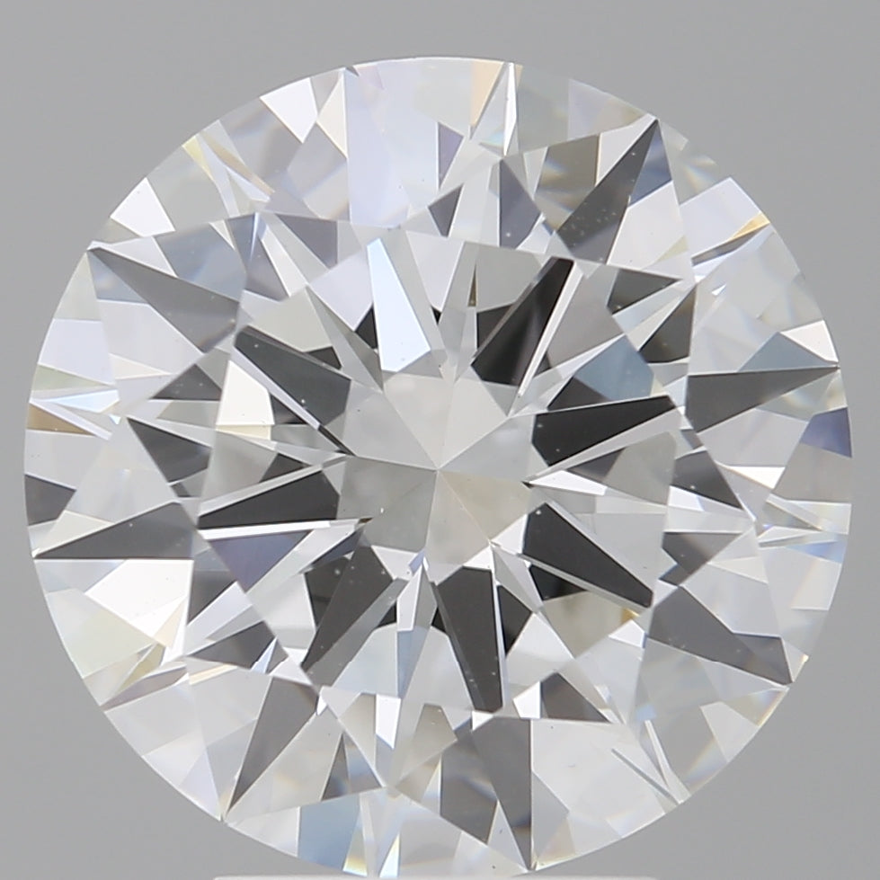 5.00 Carat Round Shaped, Excellent Cut, E Color, VVS2 Clarity, IGI Certified Lab Grown Diamond