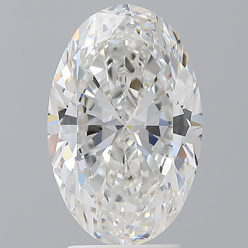 3.54 Carat Oval Shaped, Ideal Cut, E Color, VVS2 Clarity, IGI Certified Lab Grown Diamond