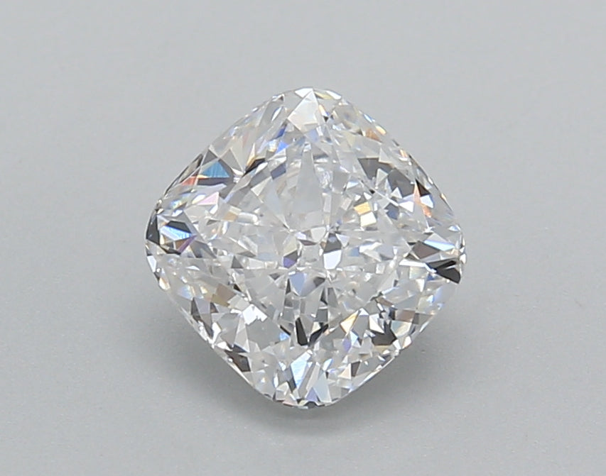 1.27 Carat Cushion Shaped, Excellent Cut, D Color, VVS2 Clarity, IGI Certified Lab Grown Diamond