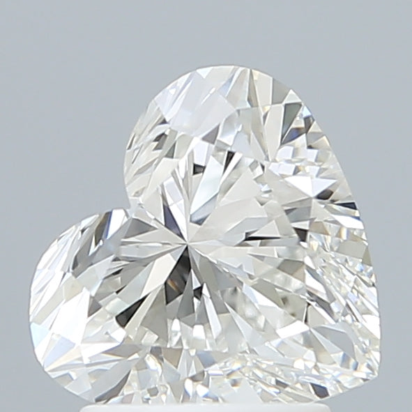 2.11 Carat Heart Shaped, Ideal Cut, F Color, VVS2 Clarity, IGI Certified Lab Grown Diamond