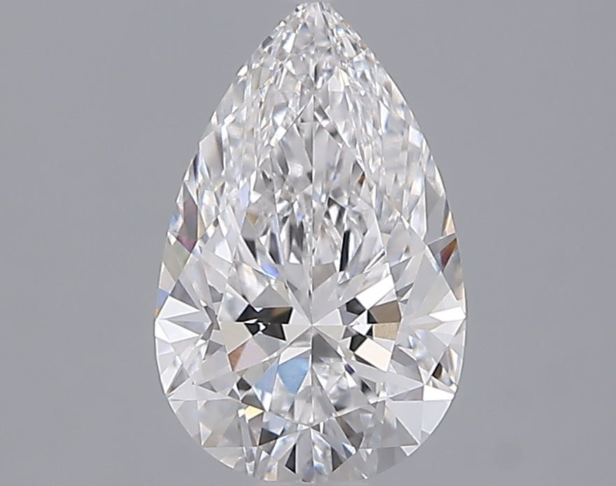 1.53 Carat Pear Shaped, Ideal Cut, E Color, VVS2 Clarity, IGI Certified Lab Grown Diamond