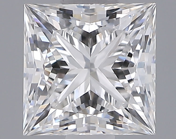 1.07 Carat Princess Shaped, Ideal Cut, E Color, VVS2 Clarity, IGI Certified Lab Grown Diamond