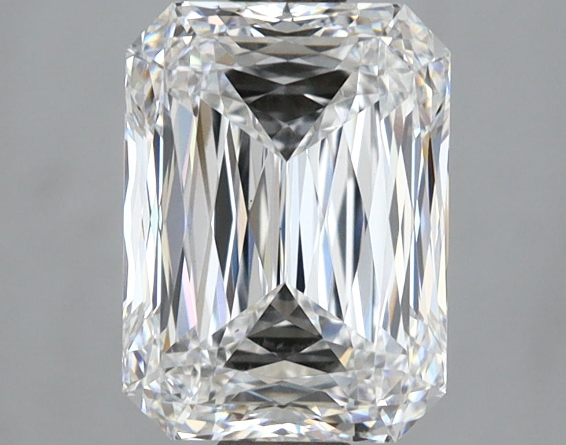 2.53 Carat Radiant Shaped, Ideal Cut, E Color, VVS1 Clarity, IGI Certified Lab Grown Diamond