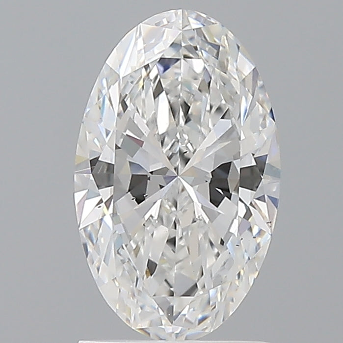 1.58 Carat Oval Shaped, Ideal Cut, D Color, VS2 Clarity, IGI Certified Lab Grown Diamond