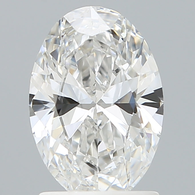1.54 Carat Oval Shaped, Ideal Cut, E Color, VVS2 Clarity, IGI Certified Lab Grown Diamond