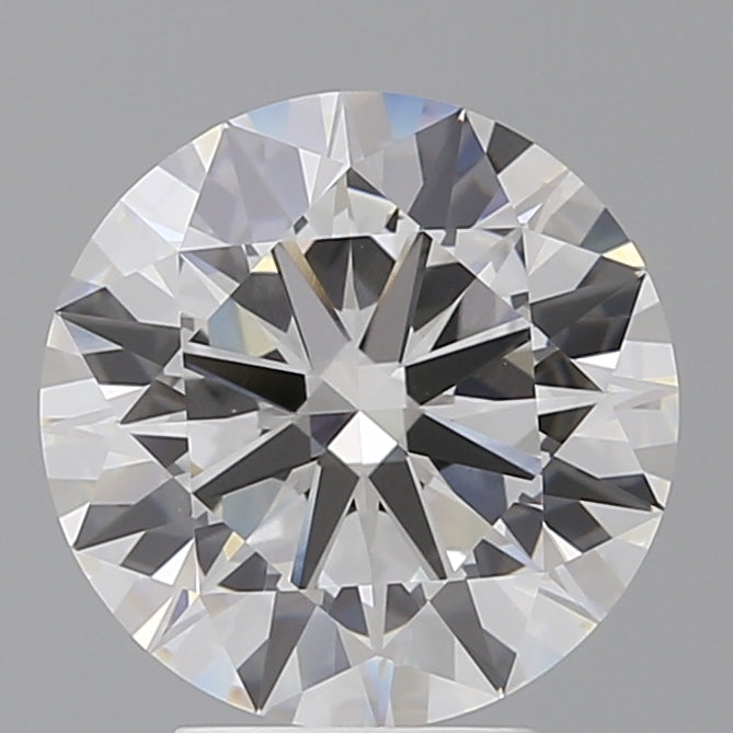4.07 Carat Round Shaped, Ideal Cut, E Color, VVS2 Clarity, IGI Certified Lab Grown Diamond