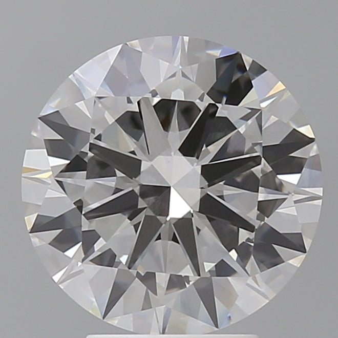 4.03 Carat Round Shaped, Excellent Cut, F Color, VVS2 Clarity, IGI Certified Lab Grown Diamond