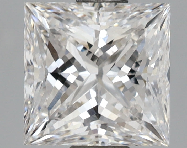 1.56 Carat Princess Shaped, Ideal Cut, E Color, VVS1 Clarity, IGI Certified Lab Grown Diamond