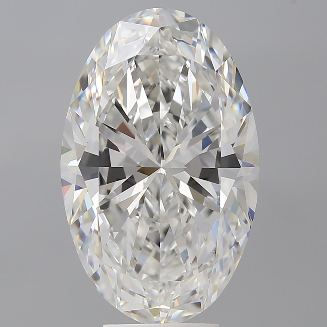 6.59 Carat Oval Shaped, Ideal Cut, E Color, VVS2 Clarity, IGI Certified Lab Grown Diamond