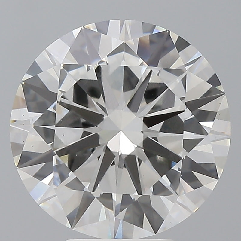 5.01 Carat Round Shaped, Excellent Cut, F Color, VS1 Clarity, IGI Certified Lab Grown Diamond