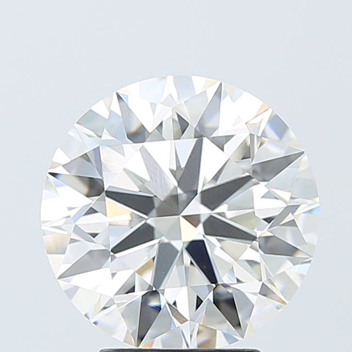 4.04 Carat Round Shaped, Ideal Cut, F Color, VVS2 Clarity, IGI Certified Lab Grown Diamond