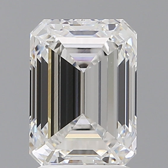 2.51 Carat Emerald Shaped, Ideal Cut, E Color, VS1 Clarity, IGI Certified Lab Grown Diamond
