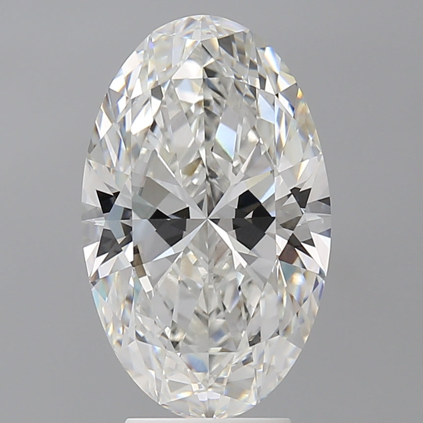 4.55 Carat Oval Shaped, Ideal Cut, F Color, VVS2 Clarity, IGI Certified Lab Grown Diamond