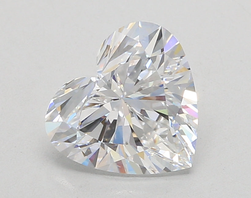 2.06 Carat Heart Shaped, Ideal Cut, D Color, VVS2 Clarity, IGI Certified Lab Grown Diamond