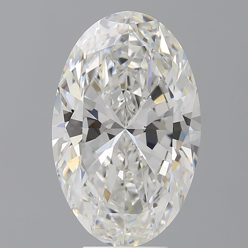 6.59 Carat Oval Shaped, Ideal Cut, F Color, VVS2 Clarity, IGI Certified Lab Grown Diamond