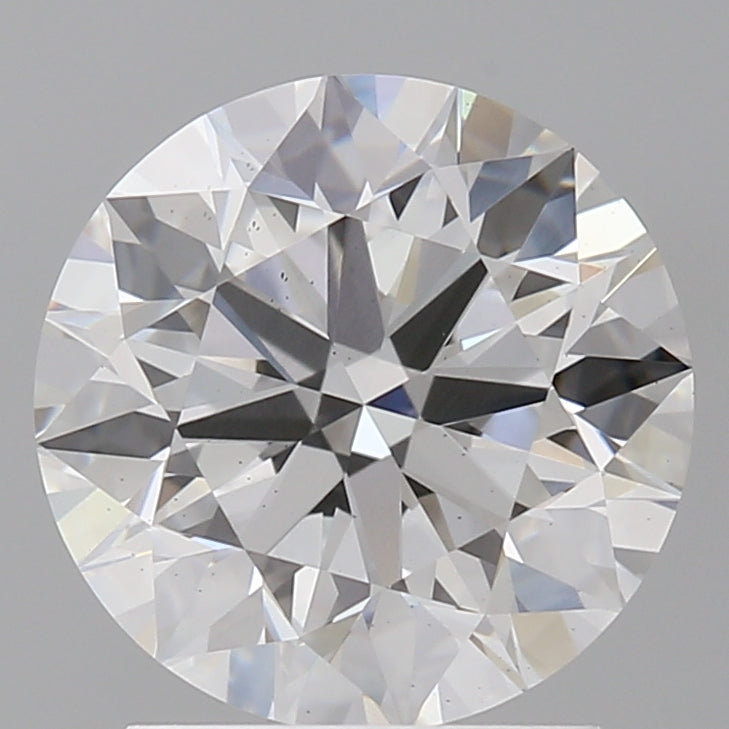 2.07 Carat Round Shaped, Ideal Cut, E Color, VS2 Clarity, IGI Certified Lab Grown Diamond