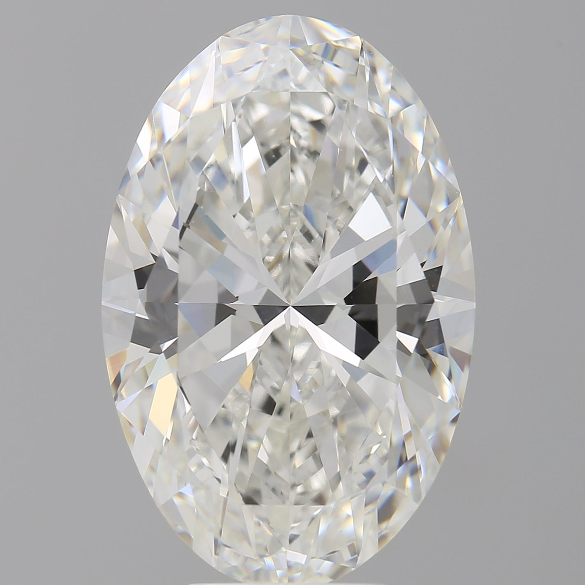 8.02 Carat Oval Shaped, Ideal Cut, F Color, VVS2 Clarity, IGI Certified Lab Grown Diamond