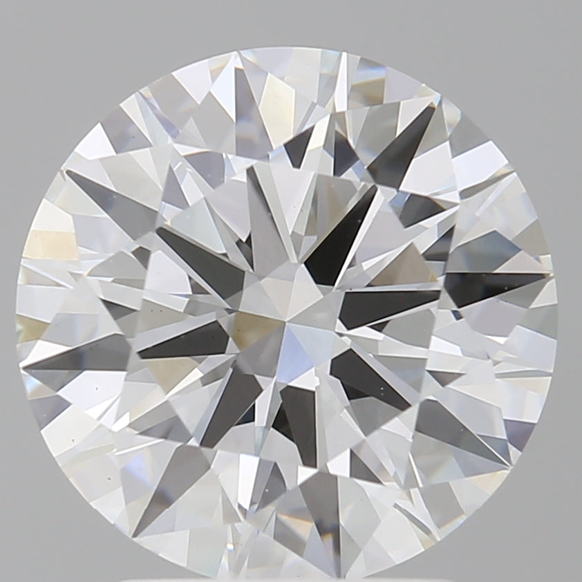 3.02 Carat Round Shaped, Excellent Cut, E Color, VS1 Clarity, IGI Certified Lab Grown Diamond