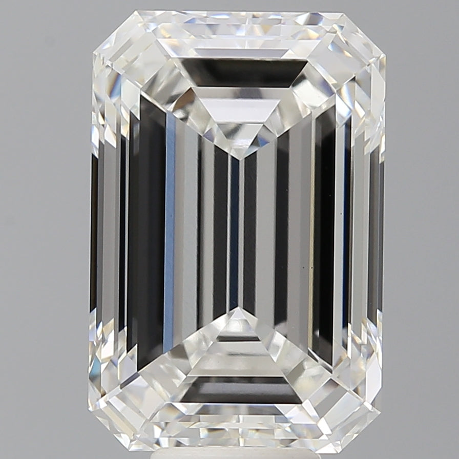 10.10 Carat Emerald Shaped, Ideal Cut, F Color, VS1 Clarity, IGI Certified Lab Grown Diamond