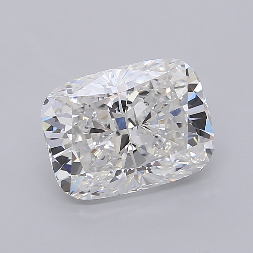 3.05 Carat Cushion Shaped, Ideal Cut, E Color, VVS2 Clarity, IGI Certified Lab Grown Diamond