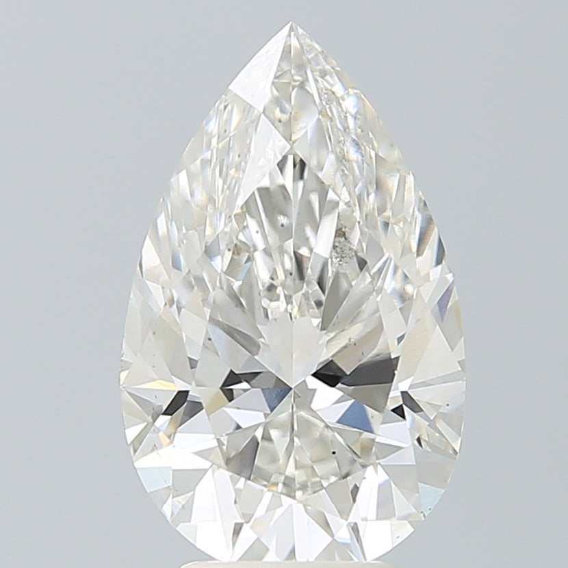 4.34 Carat Pear Shaped, Excellent Cut, G Color, VS2 Clarity, IGI Certified Lab Grown Diamond