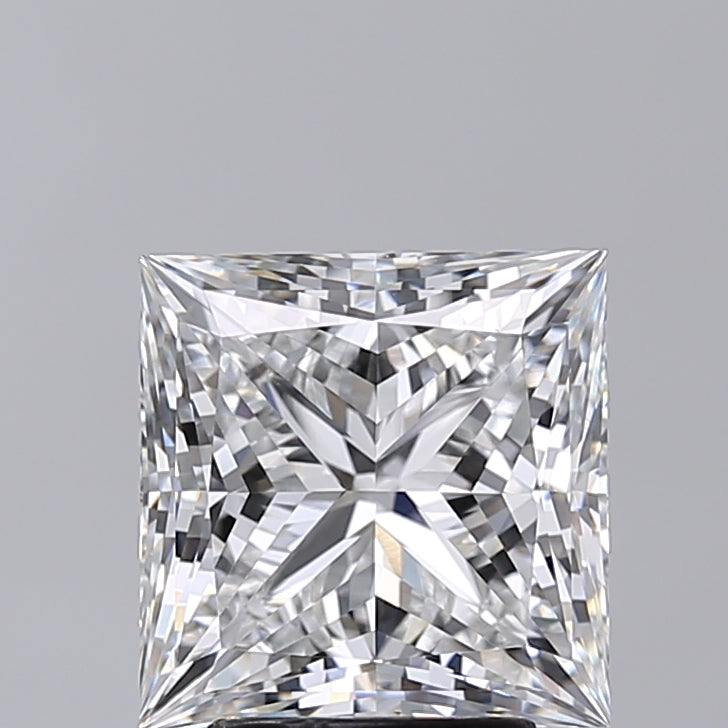 3.52 Carat Princess Shaped, Excellent Cut, E Color, VVS2 Clarity, IGI Certified Lab Grown Diamond