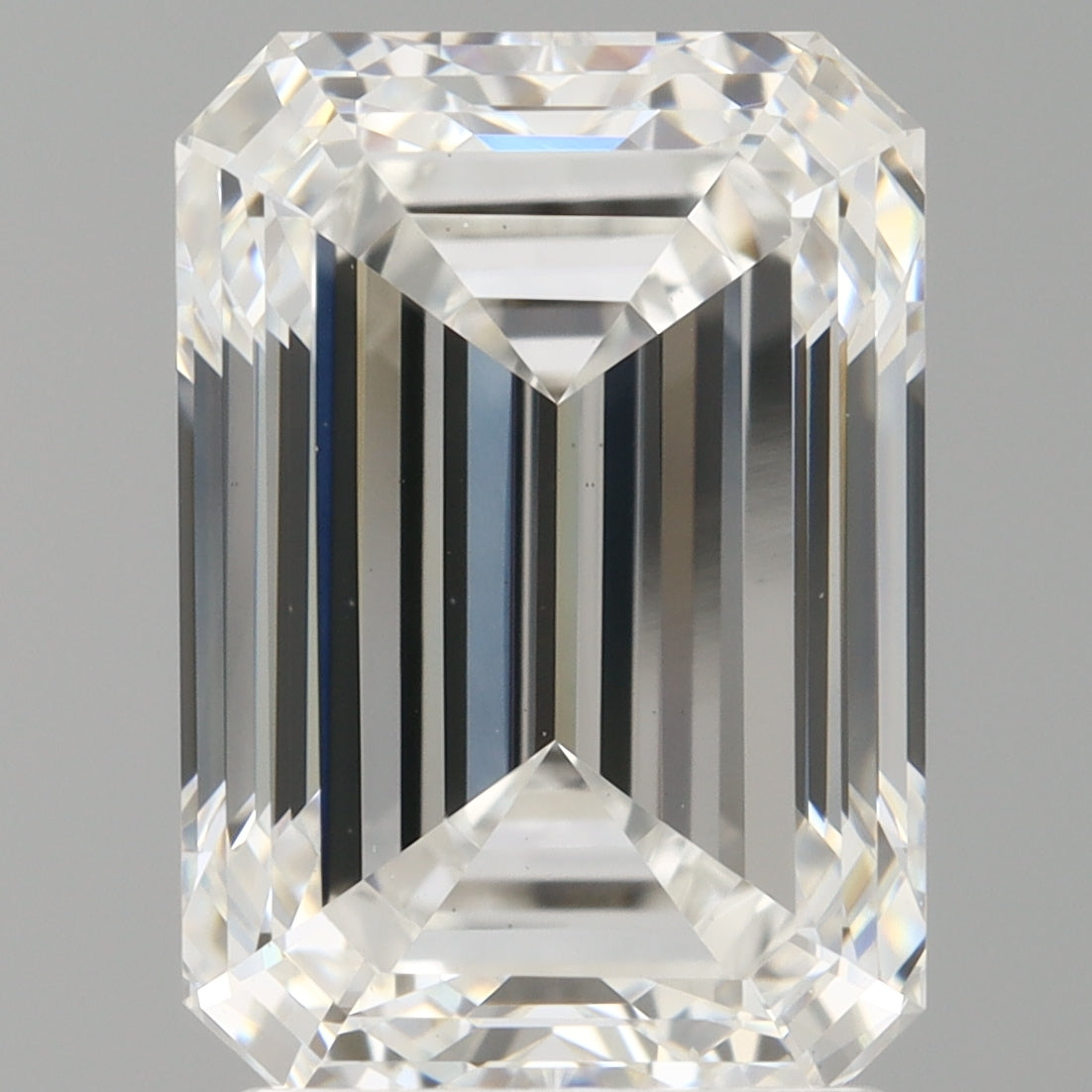 2.97 Carat Emerald Shaped, Ideal Cut, E Color, VS1 Clarity, IGI Certified Lab Grown Diamond