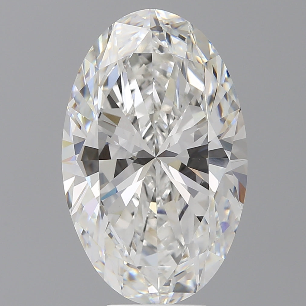 8.04 Carat Oval Shaped, Ideal Cut, F Color, VVS2 Clarity, IGI Certified Lab Grown Diamond