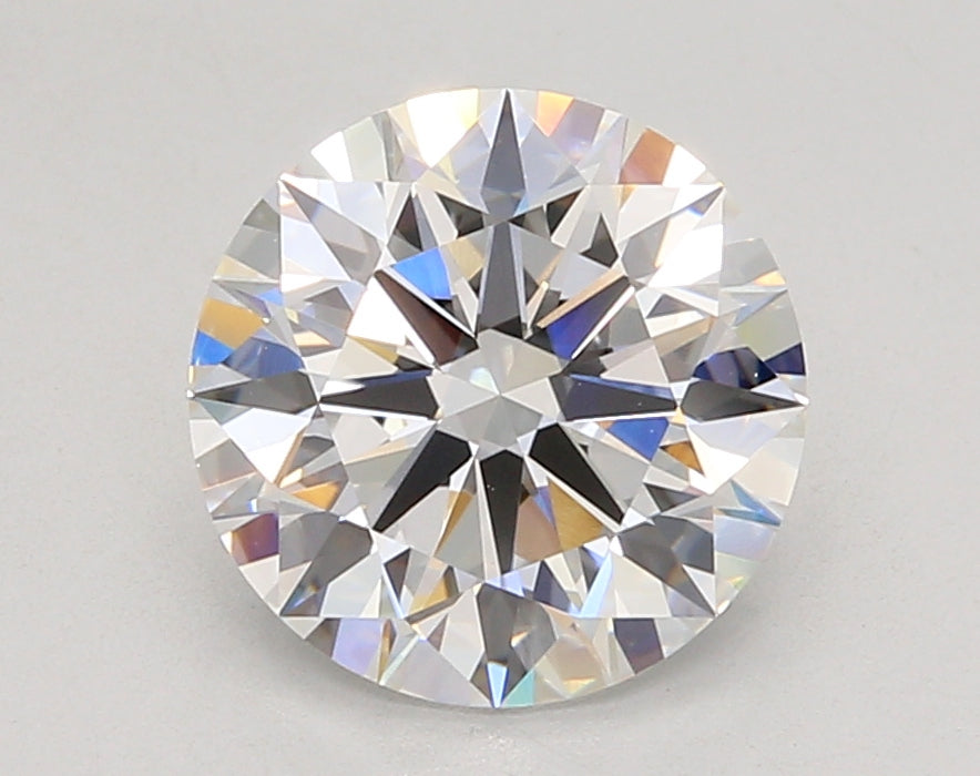 3.04 Carat Round Shaped, Ideal Cut, E Color, VVS2 Clarity, IGI Certified Lab Grown Diamond