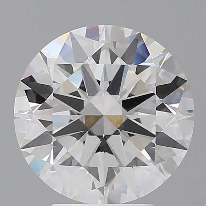 4.06 Carat Round Shaped, Excellent Cut, E Color, VVS2 Clarity, IGI Certified Lab Grown Diamond
