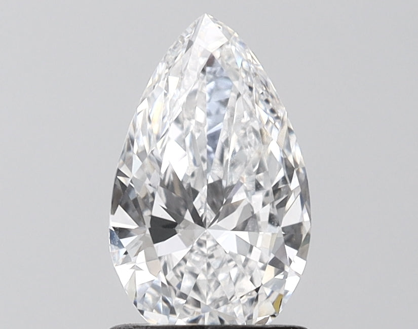 1.15 Carat Pear Shaped, Very Good Cut, D Color, VS1 Clarity, IGI Certified Lab Grown Diamond