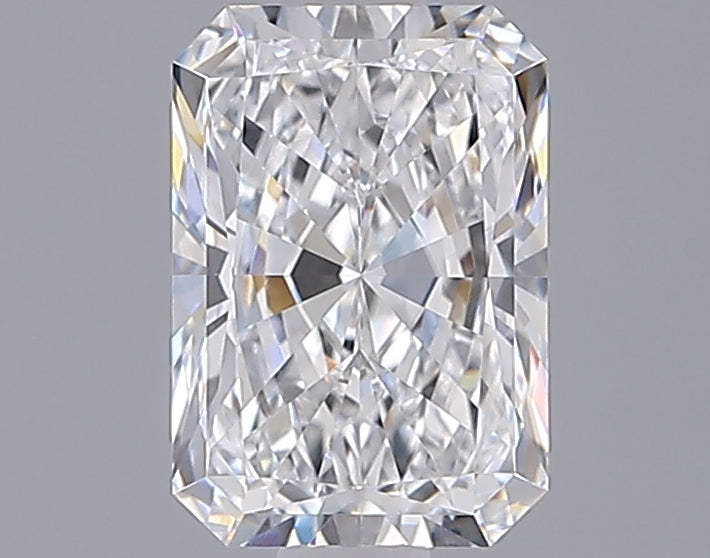 1.34 Carat Radiant Shaped, Ideal Cut, D Color, VVS2 Clarity, IGI Certified Lab Grown Diamond