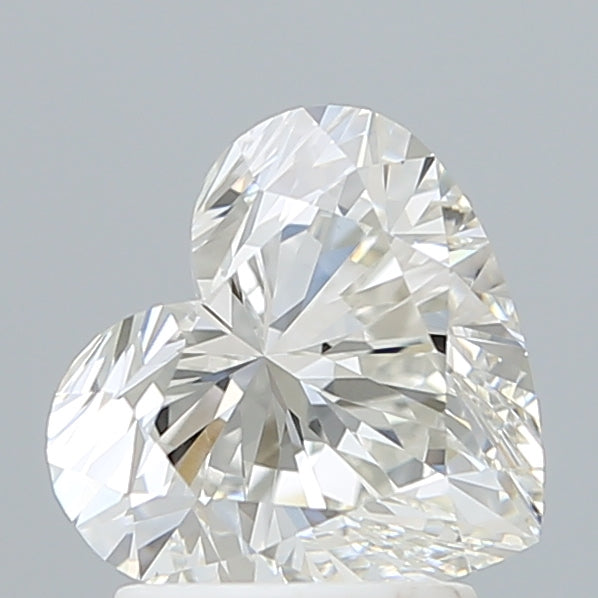 2.03 Carat Heart Shaped, Ideal Cut, F Color, VVS2 Clarity, IGI Certified Lab Grown Diamond