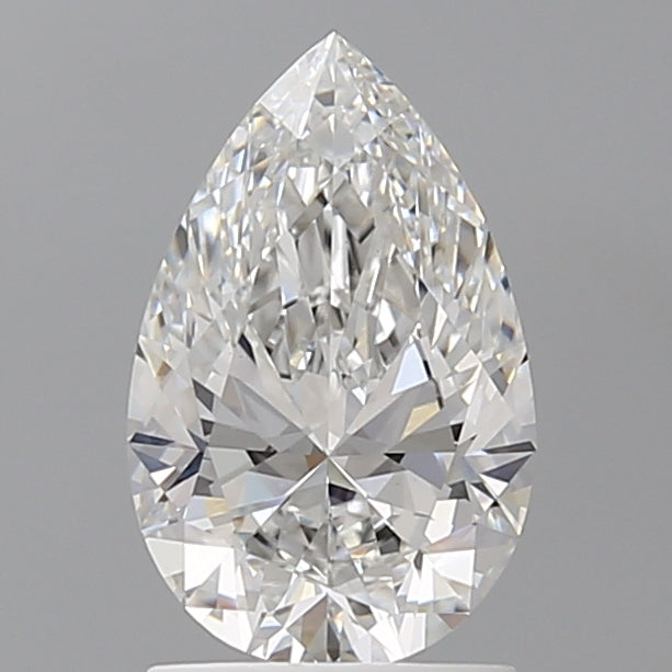 1.60 Carat Pear Shaped, Ideal Cut, E Color, VVS2 Clarity, IGI Certified Lab Grown Diamond
