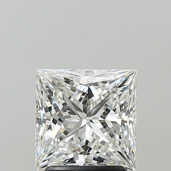 2.09 Carat Princess Shaped, Ideal Cut, F Color, VVS2 Clarity, IGI Certified Lab Grown Diamond