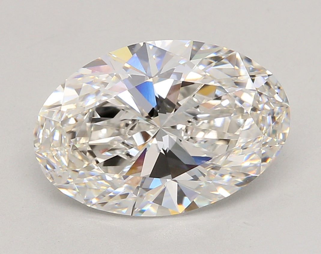 5.05 Carat Oval Shaped, Ideal Cut, F Color, VS1 Clarity, IGI Certified Lab Grown Diamond