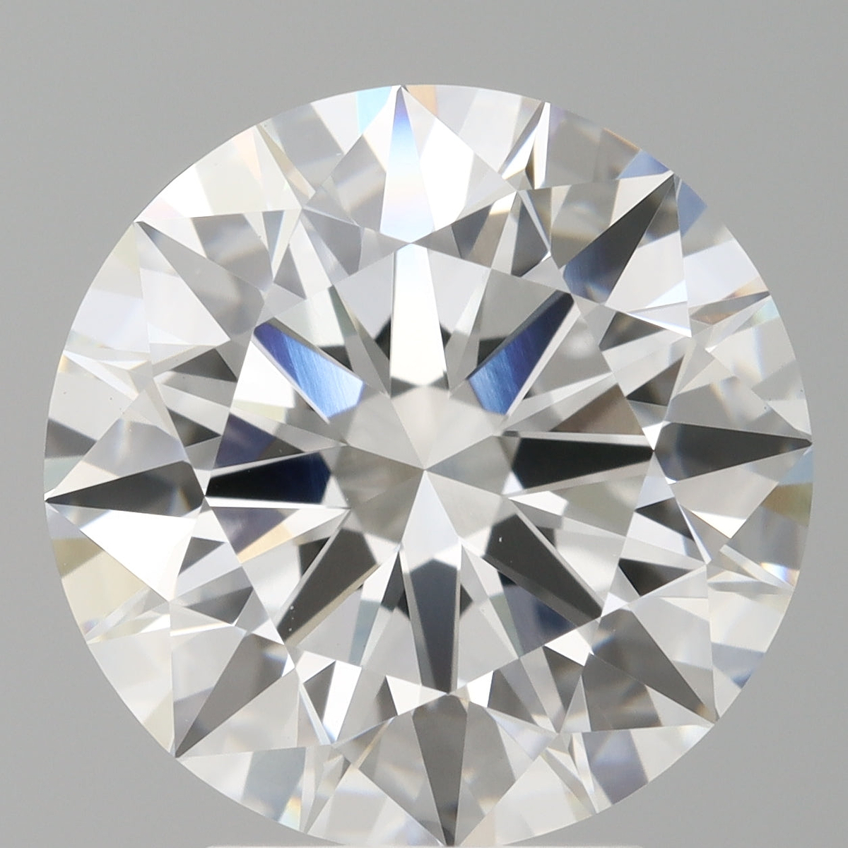 4.10 Carat Round Shaped, Ideal Cut, E Color, VVS2 Clarity, IGI Certified Lab Grown Diamond