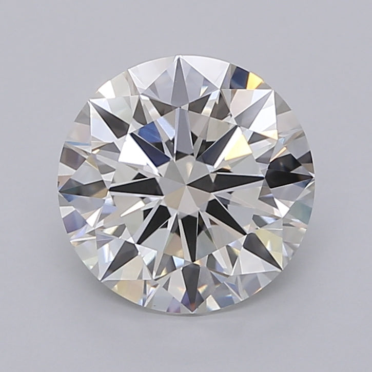 2.50 Carat Round Shaped, Excellent Cut, G Color, VVS2 Clarity, IGI Certified Lab Grown Diamond