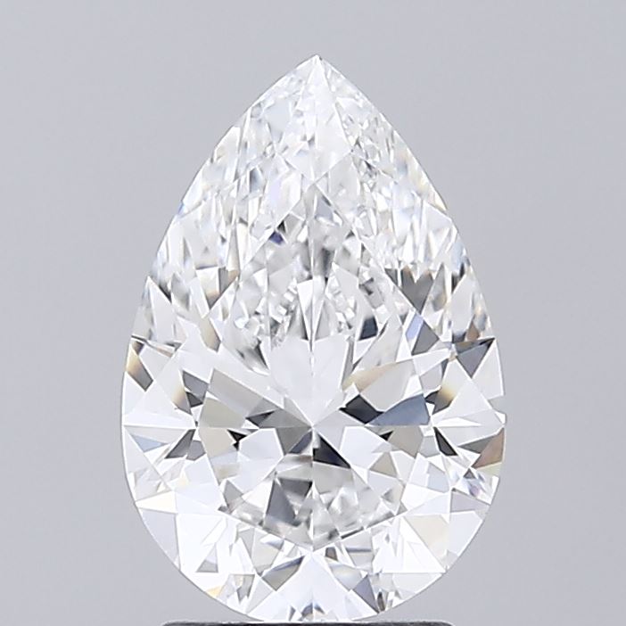 2.07 Carat Pear Shaped, Ideal Cut, E Color, VVS2 Clarity, IGI Certified Lab Grown Diamond