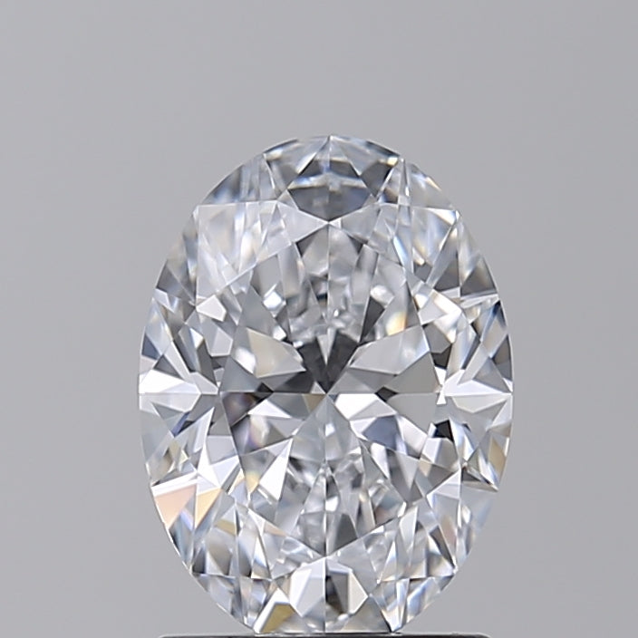 1.55 Carat Oval Shaped, Ideal Cut, D Color, VVS1 Clarity, IGI Certified Lab Grown Diamond