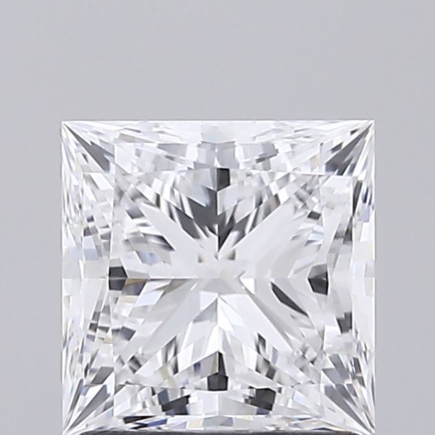 1.40 Carat Princess Shaped, Ideal Cut, D Color, VVS1 Clarity, IGI Certified Lab Grown Diamond